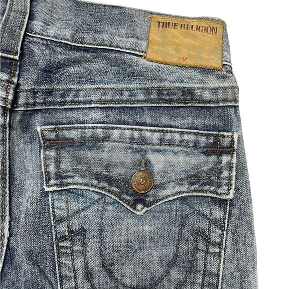 TRUE RELIGION Ricky Acid Wash Jeans Size 31 - Picture 7 of 10
